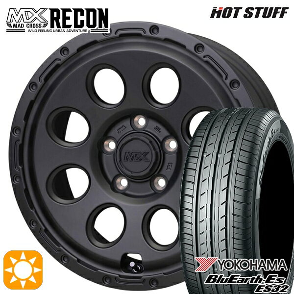 【取付対象】215/65R16 98H ヨコハマ ブルーアース ES32 ホットスタッフ マッドクロス リーコン MBK 16インチ 7.0J 5H114.3 +35 サマータイヤホイールセット