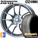 215/40R18 89Y XL コンチネンタル DWS06+ ENKEI エンケイ パフォーマンスライン PF01 スパークルシルバー 18インチ 7.0J 5H114.3 オールシーズンタイヤホイールセット