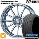 【取付対象】225/40R18 92Y XL トーヨー プロクセススポーツ2 ENKEI エンケイ パフォーマンスライン PF03 スパークルシルバー 18インチ 7.0J 5H114.3 サマータイヤホイールセット