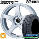 【取付対象】205/60R16 96H XL トーヨー トランパス mp7 ENKEI エンケイ パフォーマンスライン PF05 ホワイト 16インチ 6.5J 4H100 サマータイヤホイールセット(2)