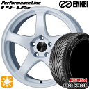 4/24-4/27 P5倍！プリウス カローラツーリング 215/45R17 91H ケンダ カイザー KR20 ENKEI エンケイ パフォーマンスライン PF05 ホワイト 17インチ 7.5J 5H100 サマータイヤホイールセット