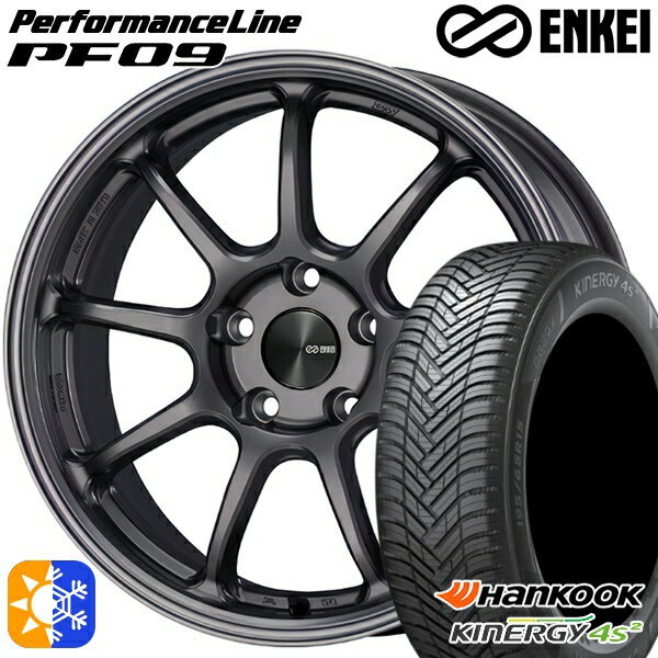 ベンツ Eクラス/Vクラス 225/55R17 101W XL ハンコック KInERGy 4s 2 (H750) ENKEI エンケイ パフォー..