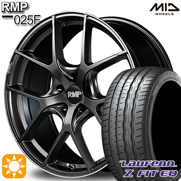 5/15ポイント5倍★245/35R20 95Y XL ラウフェン Z FIT EQ LK03 MID RMP 025F セミグロスGM/リムDCロゴMC 20インチ 8.5J 5H114.3 サマータイヤホイールセット