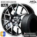 【取付対象】215/60R17 96H ダンロップ シンクロウェザー MID RMP 027F ハイパーメタルコート/ミラーカット 17インチ 7.0J 5H1...