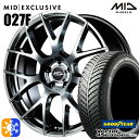 フォレスター 215/55R17 94H グッドイヤー ベクター フォーシーズンズ MID RMP 027F 17インチ 7.0J 5H100 ハイパーメタルコ...