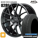 【取付対象】アクセラ アテンザ 215/45R18 93W XL トーヨー プロクセス CF3 MID RMP 028F セミグロスGM/リムDCロゴMC 18インチ 7.0J 5H114.3 サマータイヤホイールセット