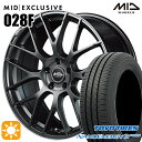 【取付対象】215/45R18 89W トーヨー ナノエナジー3プラス MID RMP 028F セミグロスGM/リムDCロゴMC 18インチ 7.0J 5H114.3 サマータイヤホイールセット