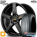 【取付対象】セレナ 215/40R18 89W XL ヨコハマ ブルーアースGT AE51 MID RMP 050F セミグロスガンメタ 18インチ 7.0J 5H114.3 サマータイヤホイールセット