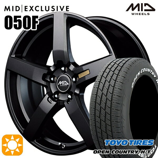 【取付対象】225/60R18 100H トーヨー オープンカントリー H/T2 WL MID RMP 050F セミグロスガンメタ 18インチ 8.0J 5H114.3 サマータイヤホイールセット