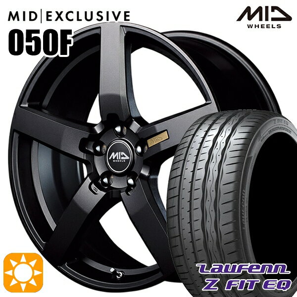 【取付対象】225/40R19 93Y XL ラウフェン Z FIT EQ LK03 MID RMP 050F セミグロスガンメタ 19インチ 8.0J 5H114.3 サマータイヤホイールセット