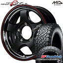 【取付対象】LT225/75R16 115/112S RWL BFグッドリッチ オールテレーン T/A KO2 MID RMPレーシング R05HC BKリムヴァーティカルP/レッドライン 16インチ 5.5J 5H139.7 サマータイヤホイールセット