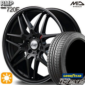 【取付対象】ノア ヴォクシー 215/35R19 85W XL グッドイヤー イーグル LSEXE MID RMP 720F セミグロスガンメタ/リムポリッシュ 19インチ 8.0J 5H114.3 サマータイヤホイールセット