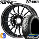 アイシス ノア 215/45R17 91H XL グッドイヤー ベクター フォーシーズンズ ENKEI エンケイ エンケイ スポーツ RC-T5 17インチ 7...