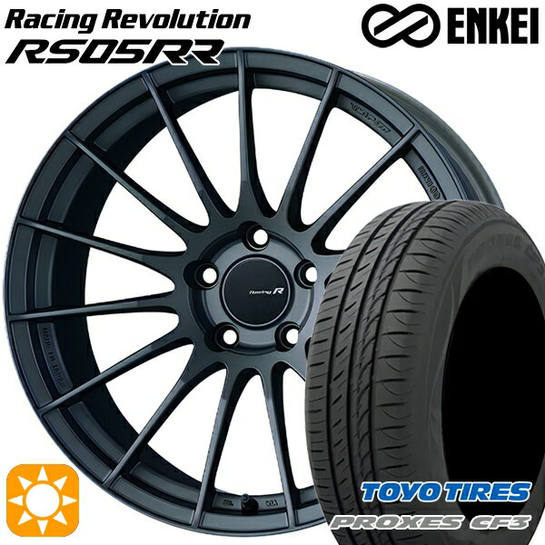 【取付対象】BMW F45/F46 225/45R18 95W XL トーヨー プロクセス CF3 ENKEI レーシングレボリューションRS05RR マットダークガンメタリック 18インチ 8.5J 5H112 サマータイヤホイールセット