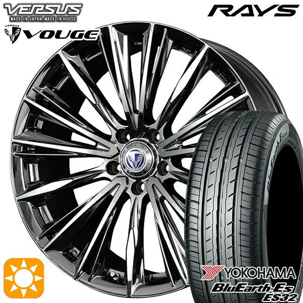 【取付対象】225/40R18 92W XL ヨコハマ ブルーアース ES32 RAYS ベルサス ストラテージア ヴォウジェ RB 18インチ 7.0J 5H114.3 サマータイヤホイールセット