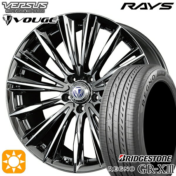 【取付対象】C-HR カローラクロス 225/45R19 96W XL ブリヂストン レグノ GR-X3 RAYS ベルサス ストラテージア ヴォウジェ RB 19インチ 8.0J 5H114.3 サマータイヤホイールセット