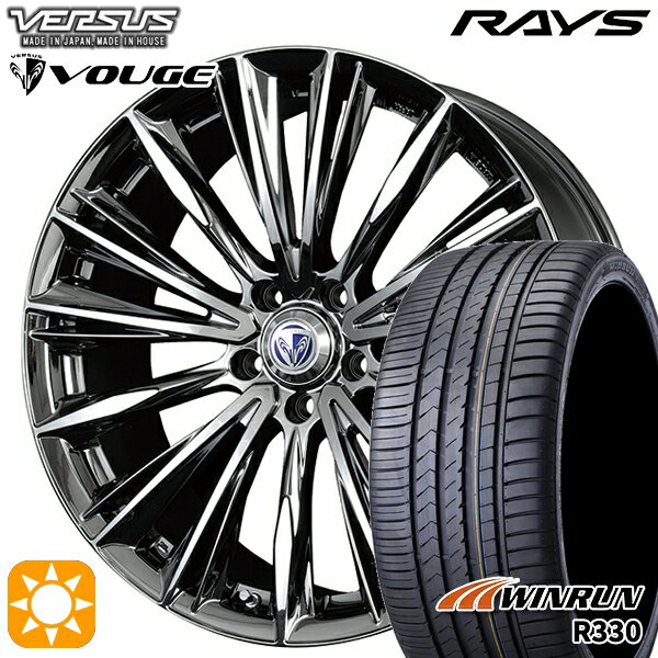 【取付対象】225/35R20 93W XL ウィンラン R330 RAYS ベルサス ストラテージア ヴォウジェ RB 20インチ 8.5J 5H114.3 サマータイヤホイールセット