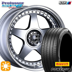 【取付対象】225/40R19 93Y XL ピレリ パワジー SSR プロフェッサー SP6 チタンシルバー 19インチ 8.0J 5H114.3 新品 サマータイヤホイール 4本セット 送料無料