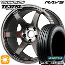 【取付対象】175/55R15 77V グッドイヤー エフィシェントグリップ EG02 RAYS ボルクレーシング TE37 ソニック SL PG 15インチ 6.0J 4H100 サマータイヤホイールセット