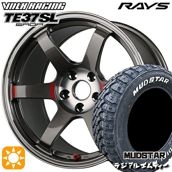 【取付対象】175/60R16 82H マッドスター ラジアル M/T ホワイトレター RAYS ボルクレーシング TE37 ソニック SL PG 16インチ 6.0J 4H100 サマータイヤホイールセット