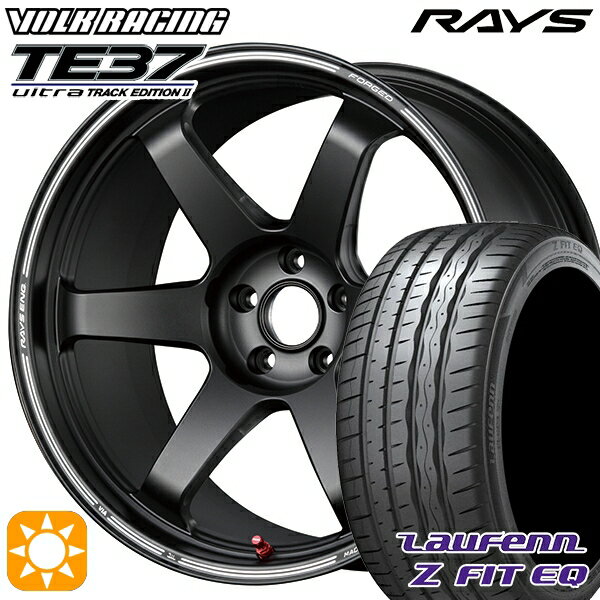 【取付対象】215/35R19 85Y XL ラウフェン Z FIT EQ LK03 RAYS ボルクレーシング TE37 ultra TRACK EDITION II BC 19インチ 8.5J 5H114.3 サマータイヤホイールセット