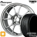 【取付対象】ベンツ Cクラス F) 225/40R19 93Y XL R) 255/35R19 96Y XL ニットー INVO TWS モータースポーツ T66-F グロスシルバー 19インチ 8.5J 9.5J 5H112 サマータイヤホイールセット