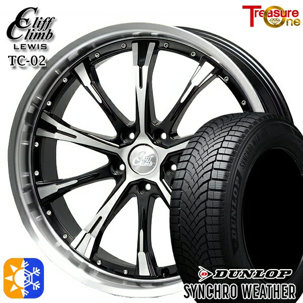 【取付対象】225/40R19 93W XL ダンロップ シンクロウェザー トレジャーワン クリフクライムルイス TC0..