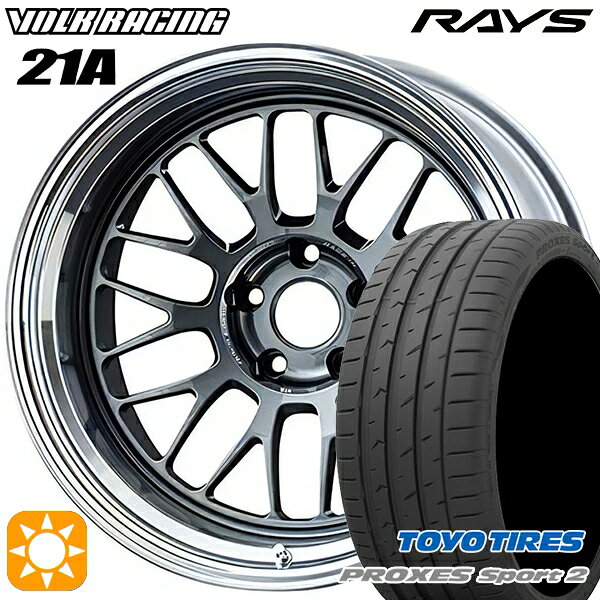 【取付対象】235/50R18 101Y XL トーヨー プロクセススポーツ2 RAYS ボルクレーシング V21A VC 18インチ 8.5J 5H114.3 サマータイヤホイールセット