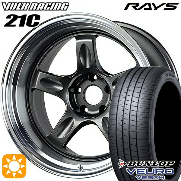 ytΏہz235/55R18 100V _bv r[ VE304 RAYS {N[VO 21C VC 18C` 8.5J 5H114.3 T}[^CzC[Zbg