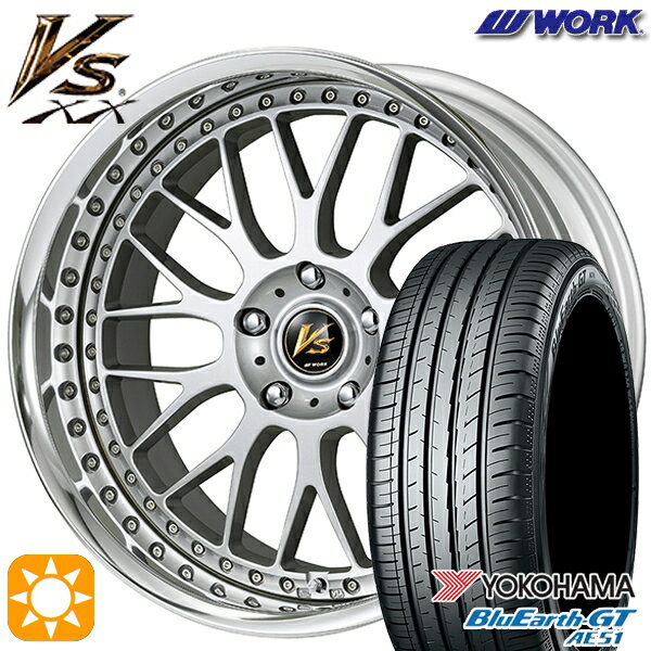 【取付対象】215/40R18 89W XL ヨコハマ ブルーアースGT AE51 WORK ワーク VS XX BLC2 18インチ 7.0J 5H114.3 サマータイヤホイールセット