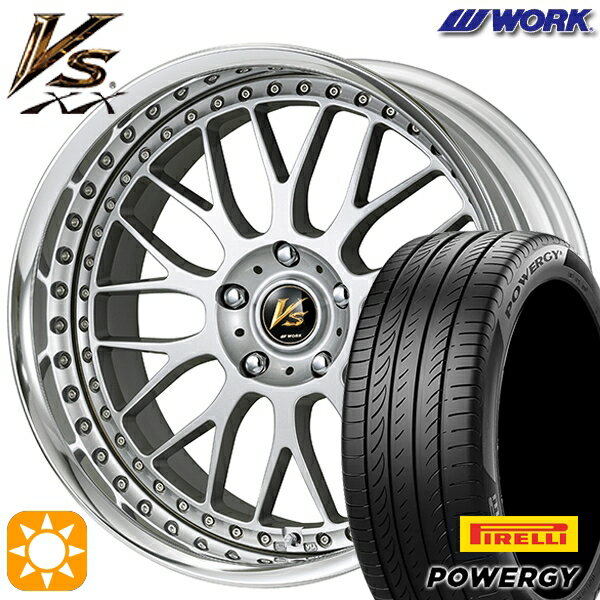 【取付対象】225/40R18 92W XL ピレリ パワジー WORK ワーク VS XX BLC2 18インチ 7.0J 5H114.3 サマータイヤホイールセット