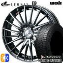 【取付対象】195/65R16 92H ダンロップ シンクロウェザー Weds レオニス FR BMCMC (ブラックメタルコート ミラーカット) 16インチ ...