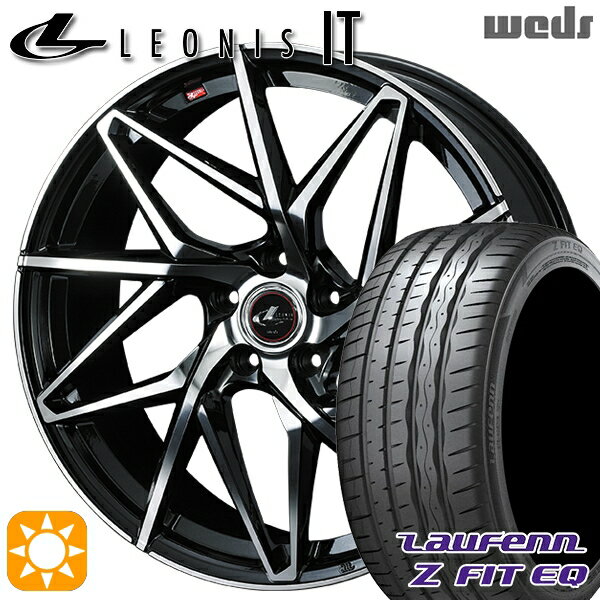 【取付対象】225/35R19 88Y XL ラウフェン Z FIT EQ LK03 Weds レオニス IT PBMC (パールブラック/ミラーカット) 19インチ 8.0J 5H114.3 サマータイヤホイールセット