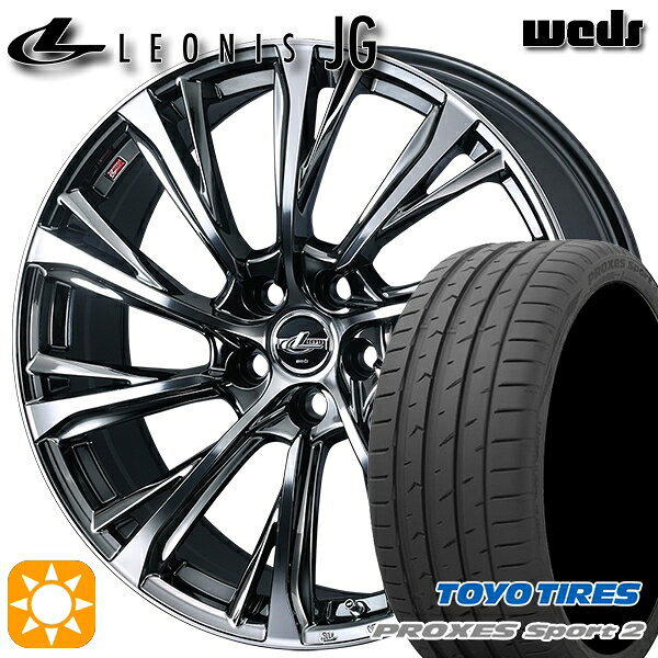【取付対象】225/35R19 88Y XL トーヨー プロクセススポーツ2 Weds ウェッズ レオニス JG BMCMC 19インチ 8.0J 5H114.3 サマータイヤホイールセット