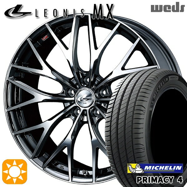 樂天商城 - 【取付対象】マークX レクサスIS 235/40R19 96W XL VOL ミシュラン プライマシー4 Weds レオニス MX BMCMC (ブラックメタルコート ミラーカット) 19インチ 8.0J 5H114.3 サマータイヤホイールセット