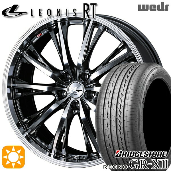 【取付対象】215/45R17 91W XL ブリヂストン レグノ GRX2 Weds レオニス RT BMCMC 17インチ 7.0J 5H100 サマータイヤホイールセット