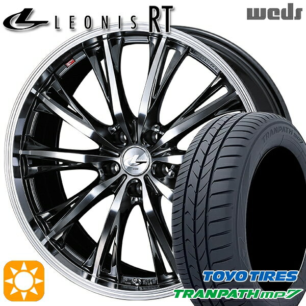 【取付対象】195/60R16 89H トーヨー トランパス mp7 Weds レオニス RT BMCMC 16インチ 6.5J 5H114.3 サマータイヤホイールセット