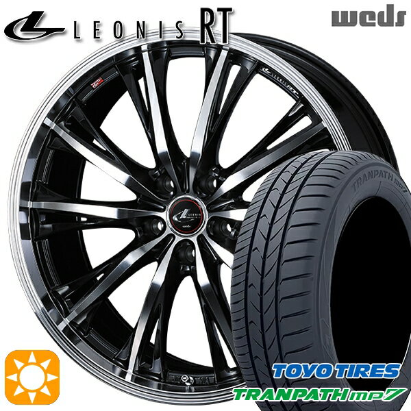 【取付対象】215/60R16 95H トーヨー トランパス mp7 Weds レオニス RT PBMC 16インチ 6.5J 5H114.3 サマータイヤホイールセット