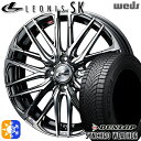 【取付対象】165/65R15 81H ダンロップ シンクロウェザー Weds レオニス SK BMCMC (ブラックメタルコート ミラーカット) 15インチ ...