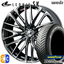 フォレスター 215/60R17 96H グッドイヤー ベクター フォーシーズンズ Weds ウェッズ レオニス SK 17インチ 7.0J 5H100 BMC...