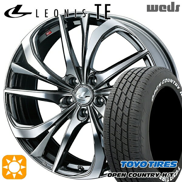 【取付対象】225/60R18 100H トーヨー オープンカントリー H/T2 WL Weds レオニス TE BMCMC (ブラックメタルコート/ミラーカット) 18インチ 7.0J 5H114.3 サマータイヤホイールセット