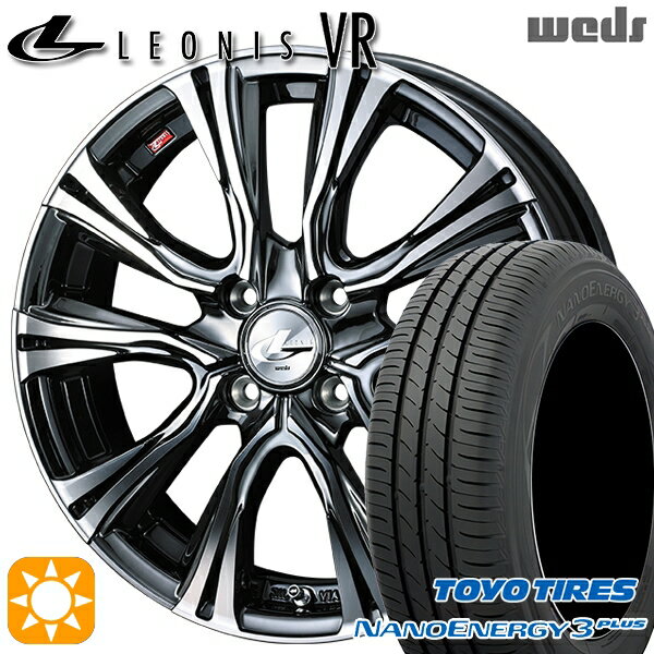 【取付対象】195/45R16 80W トーヨー ナノエナジー3プラス Weds レオニス VR BMCMC 16インチ 6.0J 4H100 サマータイヤホイールセット