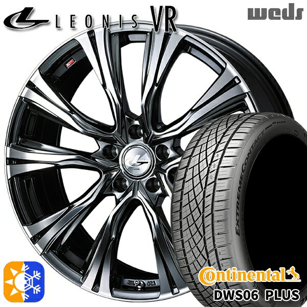 225/40R19 93Y XL コンチネンタル DWS06+ Weds レオニス VR BMCMC 19インチ 8.0J 5H114.3 オールシーズンタイヤホイールセット