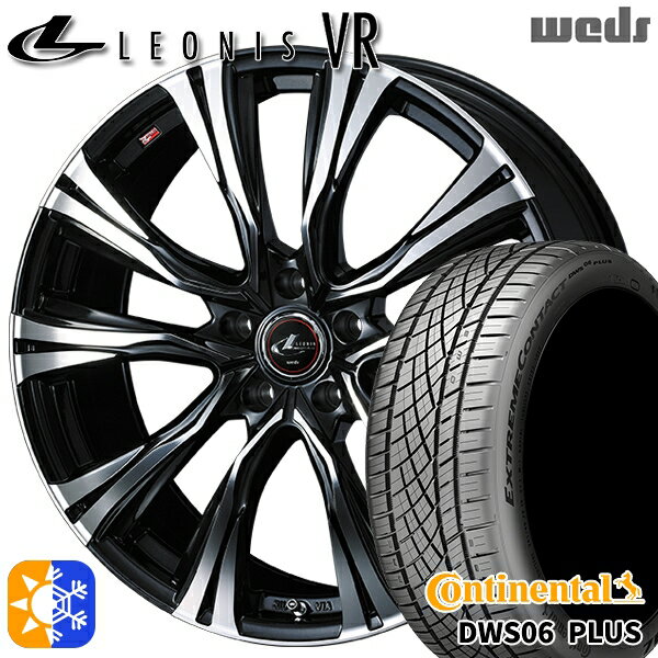 225/50R18 95W コンチネンタル DWS06+ SUV Weds レオニス VR PBMC 18インチ 7.0J 5H114.3 オールシーズンタイヤホイールセット