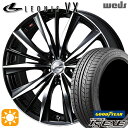 【取付対象】ノア ヴォクシー 215/35R19 85W XL グッドイヤー イーグル LSEXE Weds レオニス VX BKMC (ブラック ミラーカット) 19インチ 8.0J 5H114.3 サマータイヤホイールセット