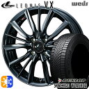 【取付対象】195/55R16 91H XL ダンロップ シンクロウェザー Weds レオニス VX BMC1(ブラックメタルコート ワン) 16インチ 6.0...