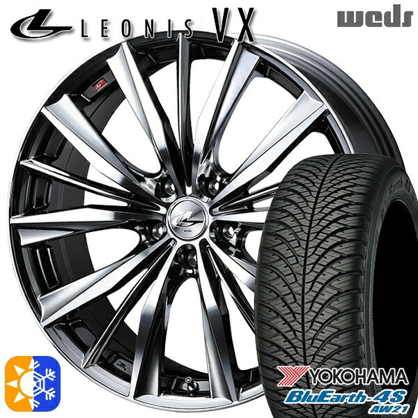 225/45R18 95Y XL 襳ϥ ֥롼 4S AW21 Weds 쥪˥ VX BMCMC (֥å᥿륳 ߥ顼å) 18...