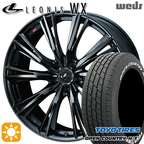 【取付対象】225/60R17 99H トーヨー オープンカントリー H/T2 WL Weds レオニス WX 17インチ 7.0J 5H114.3 BMC1（ブラックメタルコート ワン） サマータイヤホイールセット