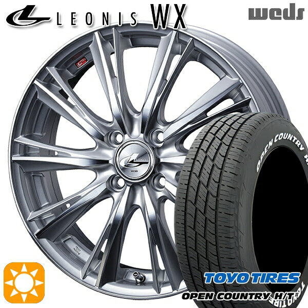 【取付対象】ライズ ロッキー 215/70R16 100H トーヨー オープンカントリー H/T2 WL Weds レオニス WX HSMC (ハイパーシルバー ミラーカット) 16インチ 6.0J 4H100 サマータイヤホイールセット