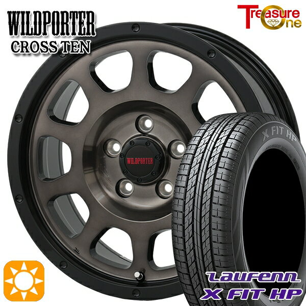 【取付対象】エクストレイル フォレスター 225/60R17 99H ラウフェン X FIT HP LA41 トレジャーワン ワイルドポーター クロステン BP/BC 17インチ 7.5J 5H114.3 サマータイヤホイールセット